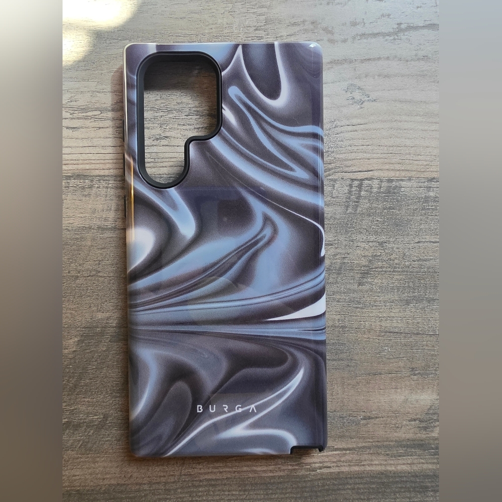 Green Swirl Burga Phone Case S22 Ultra